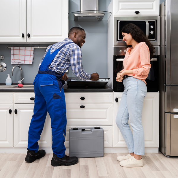 can you provide an estimate for cooktop repair before beginning any work in Melville New York